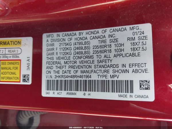 2024 HONDA CR-V EX AWD