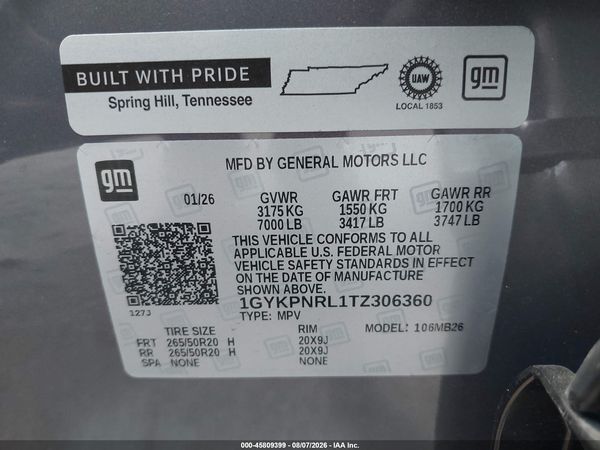 2026 CADILLAC LYRIQ LUXURY AWD