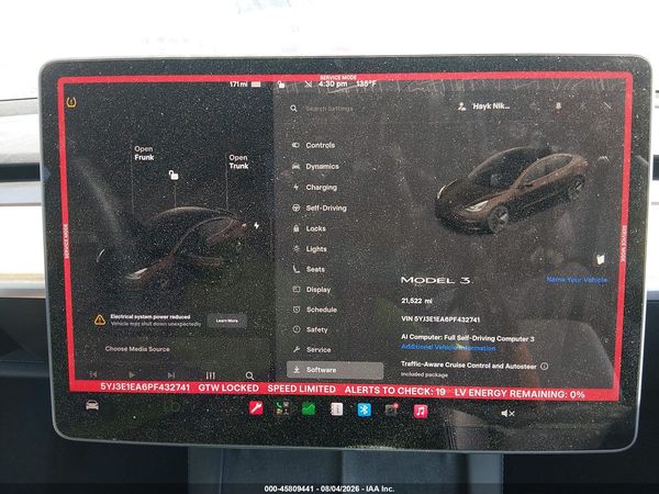 2023 TESLA MODEL 3 REAR-WHEEL DRIVE