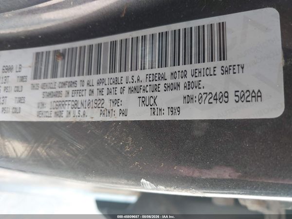 2020 RAM 1500 BIG HORN  4X4 5'7 BOX