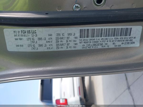 2019 JEEP CHEROKEE LATITUDE FWD