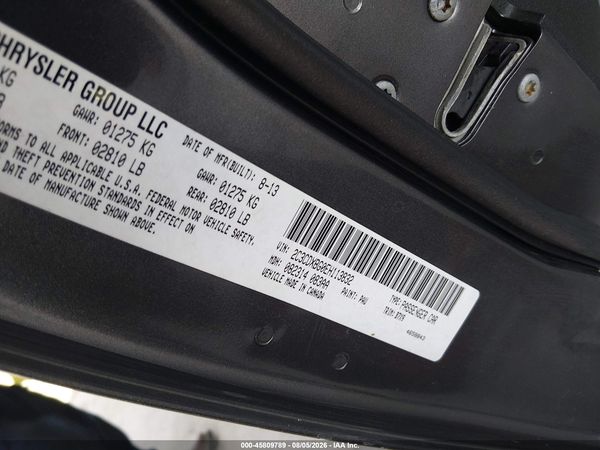 2014 DODGE CHARGER SE