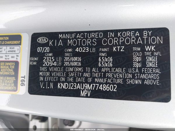 2021 KIA SOUL S