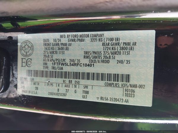 2024 FORD F-150 LARIAT