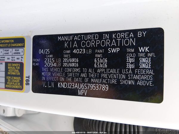 2025 KIA SOUL LX