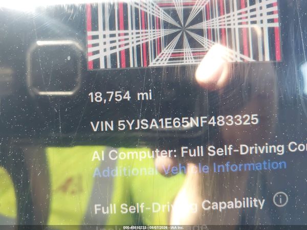 2022 TESLA MODEL S