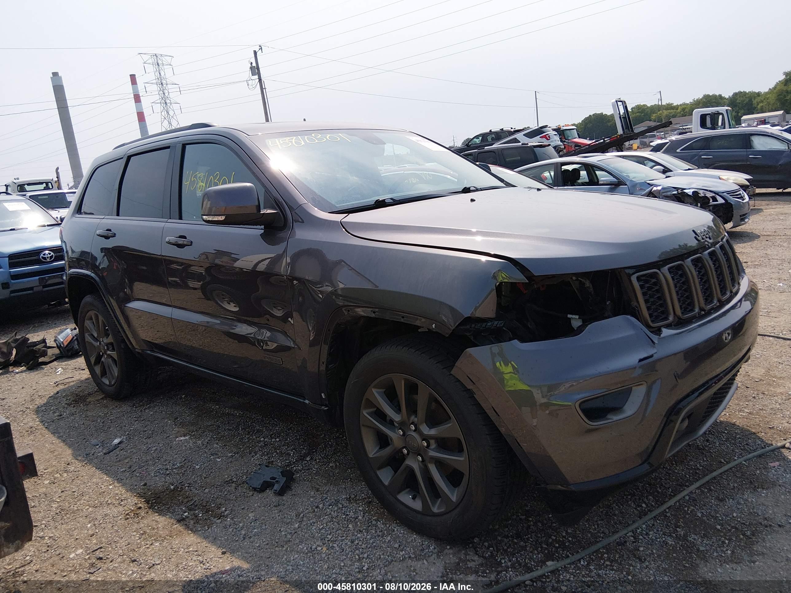2016 JEEP GRAND CHEROKEE LIMITED 75TH ANNIVERSARY