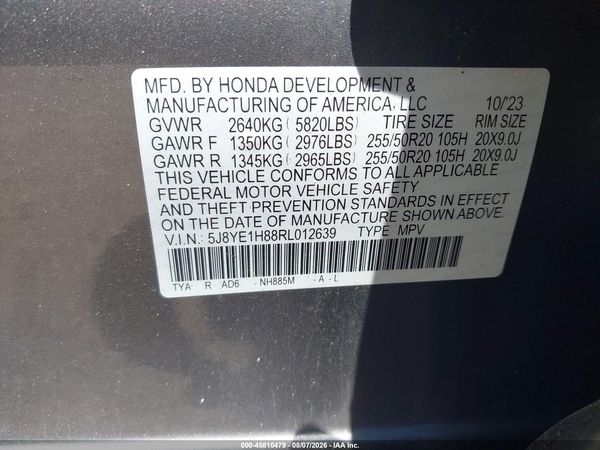 2024 ACURA MDX ADVANCE PACKAGE
