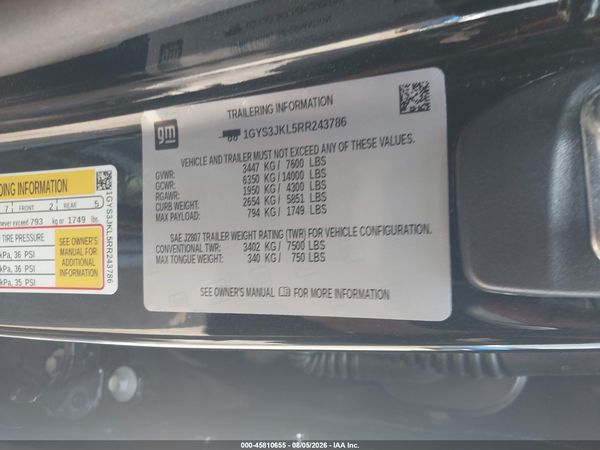 2024 CADILLAC ESCALADE ESV 2WD LUXURY