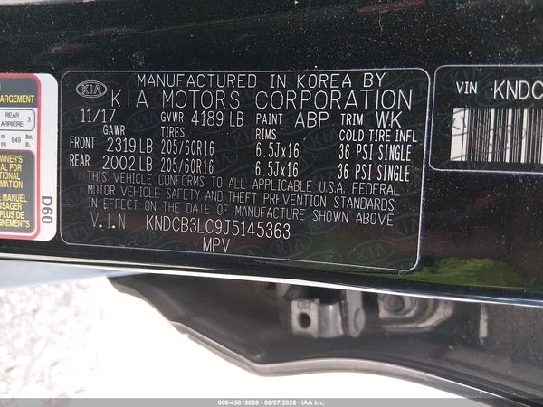 2018 KIA NIRO LX
