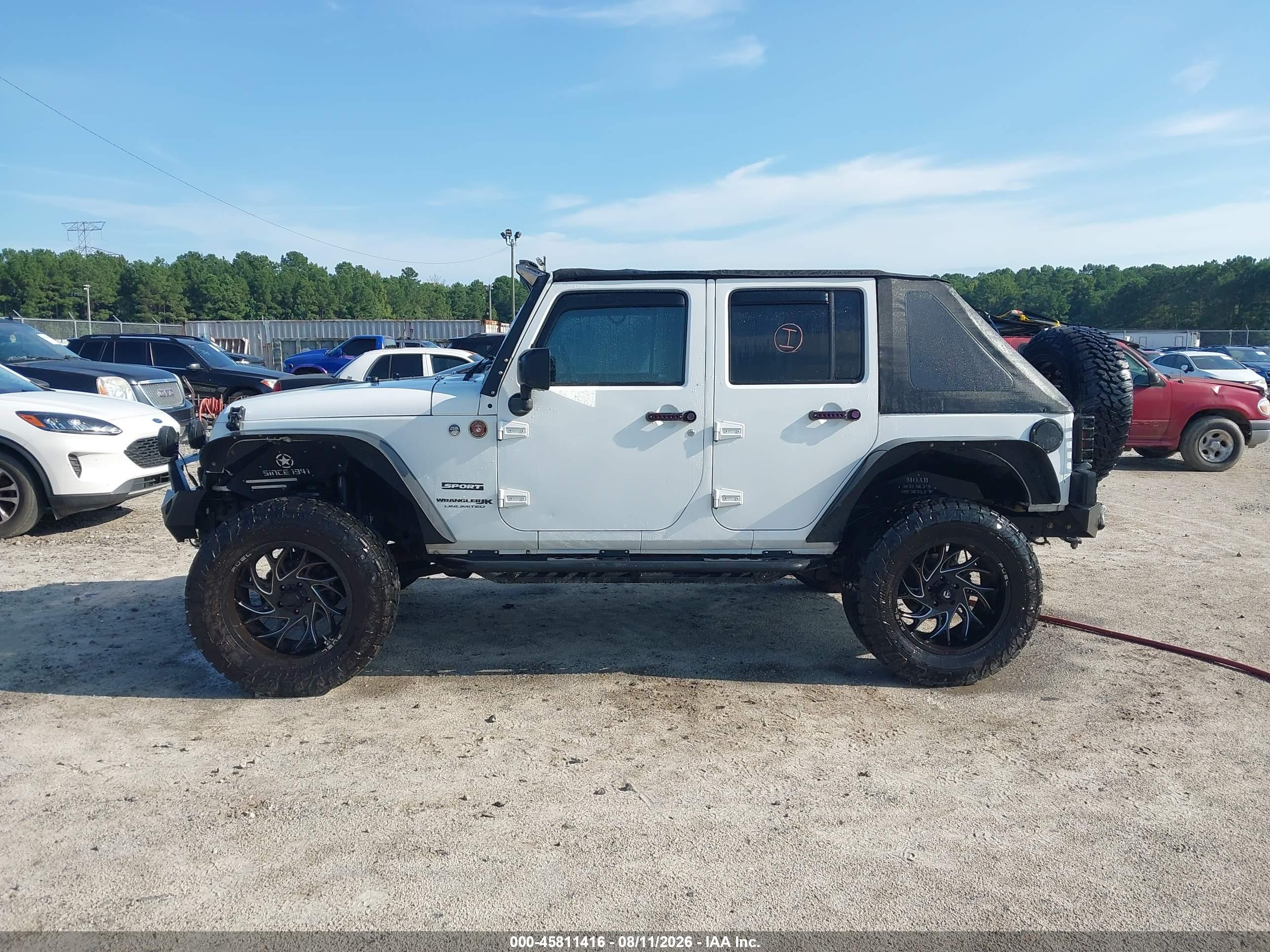 2018 JEEP WRANGLER JK UNLIMITED SPORT S 4X4
