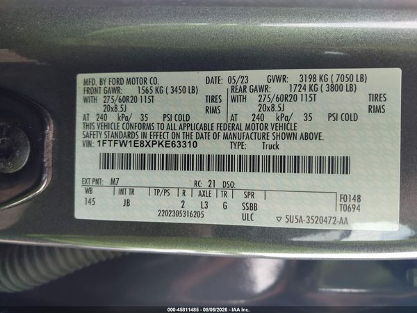 2023 FORD F-150 XL