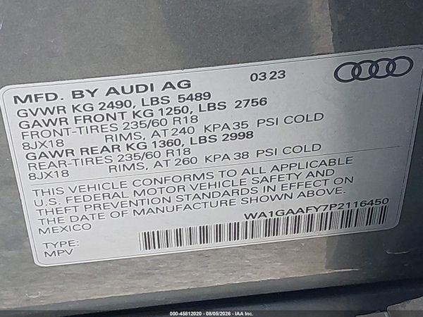 2023 AUDI Q5