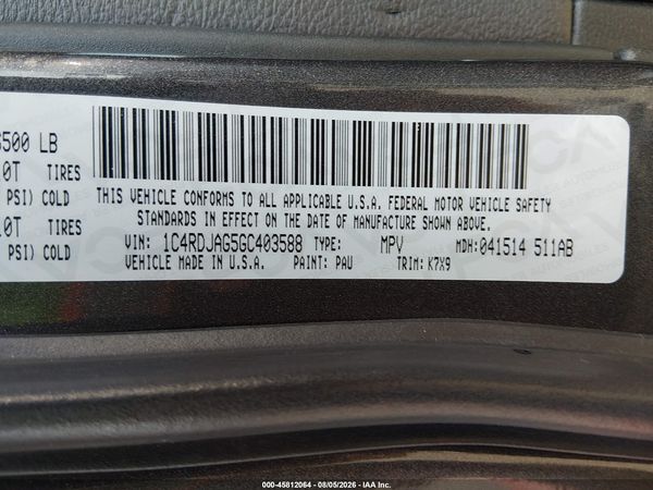 2016 DODGE DURANGO SXT