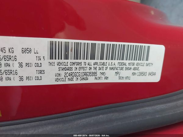 2013 DODGE GRAND CARAVAN SXT