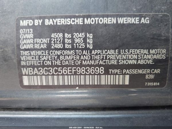 2014 BMW 320I XDRIVE