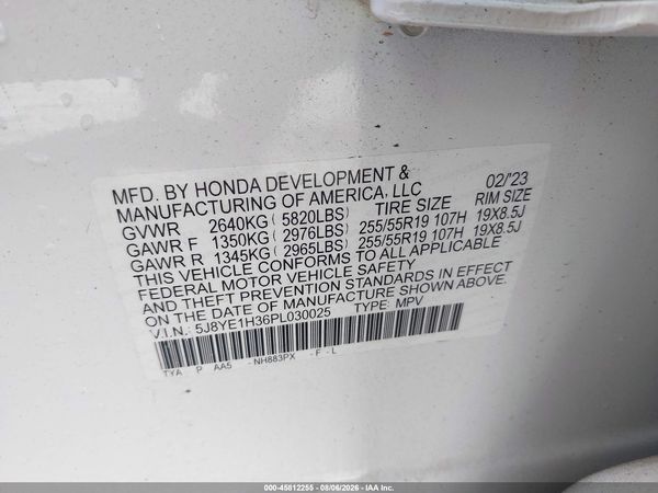 2023 ACURA MDX STANDARD