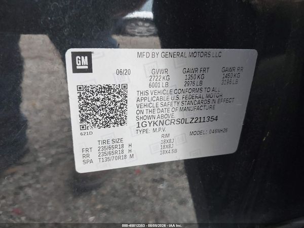 2020 CADILLAC XT5 FWD PREMIUM LUXURY