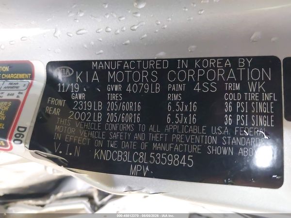 2020 KIA NIRO LX