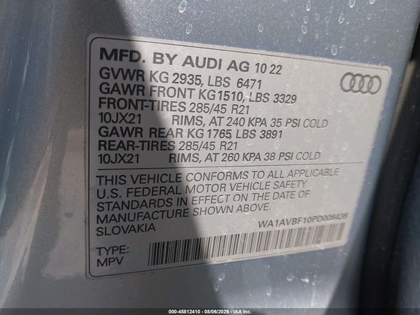 2023 AUDI Q8