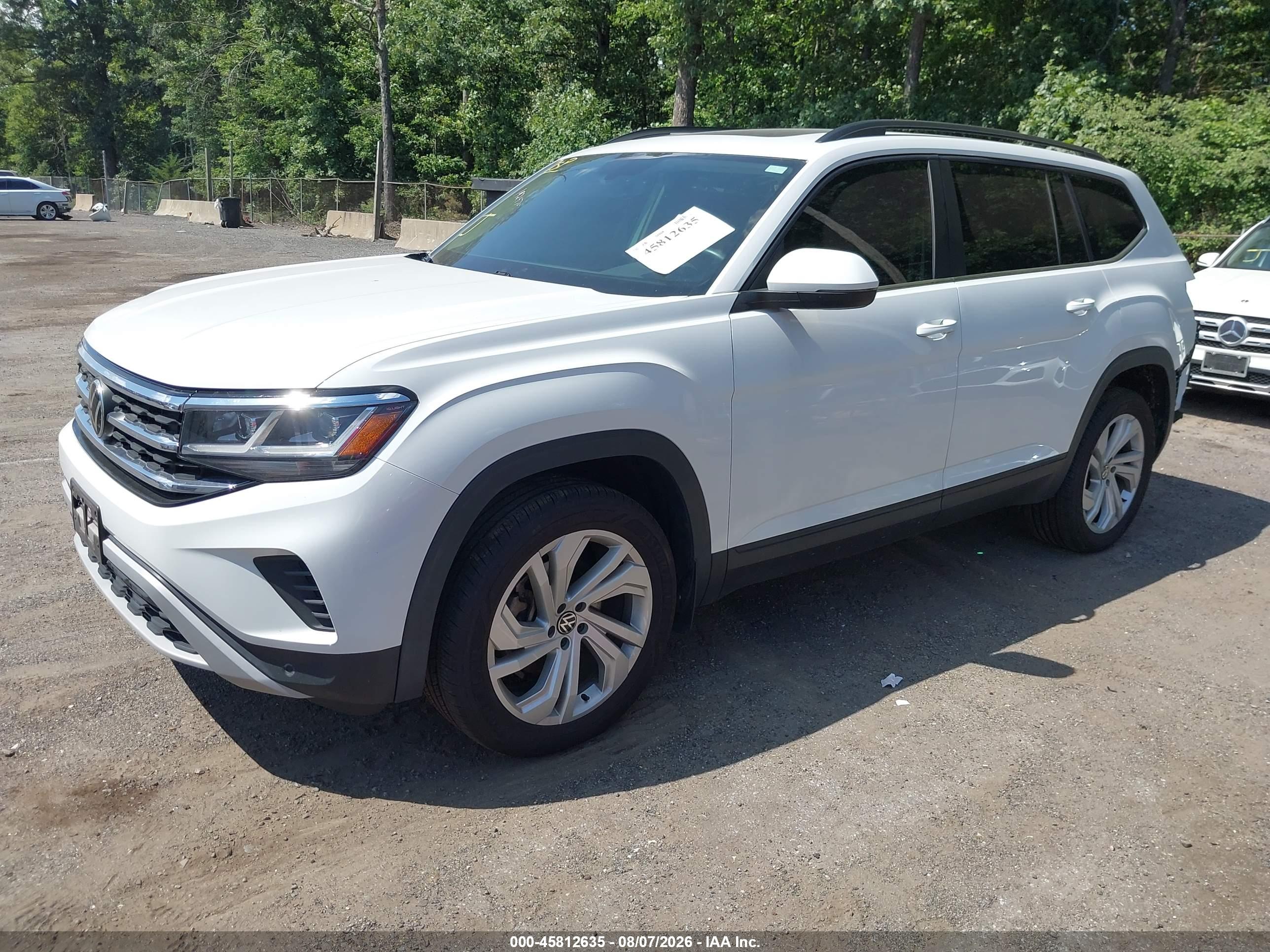 2021 VOLKSWAGEN ATLAS 3.6L V6 SE W/TECHNOLOGY — I2