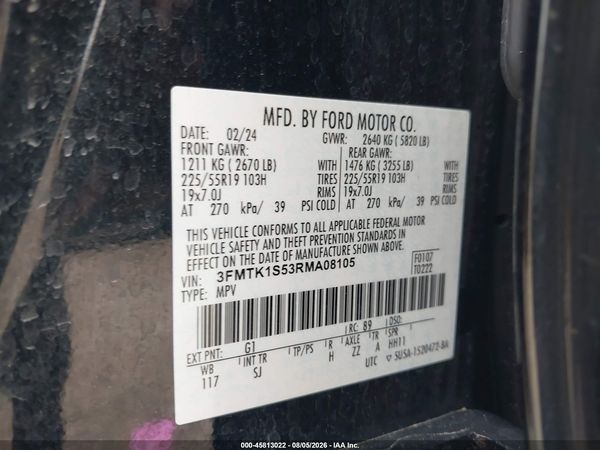 2024 FORD MUSTANG MACH-E SELECT