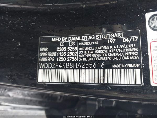 2017 MERCEDES-BENZ E 300 4MATIC