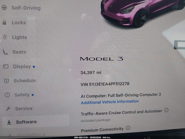2023 TESLA MODEL 3 REAR-WHEEL DRIVE