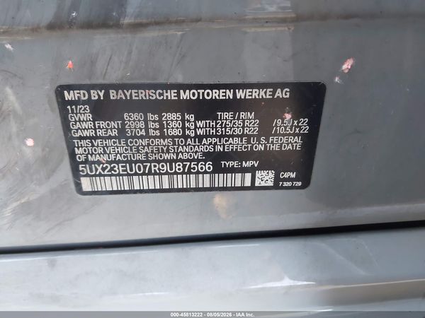 2024 BMW X5 XDRIVE40I