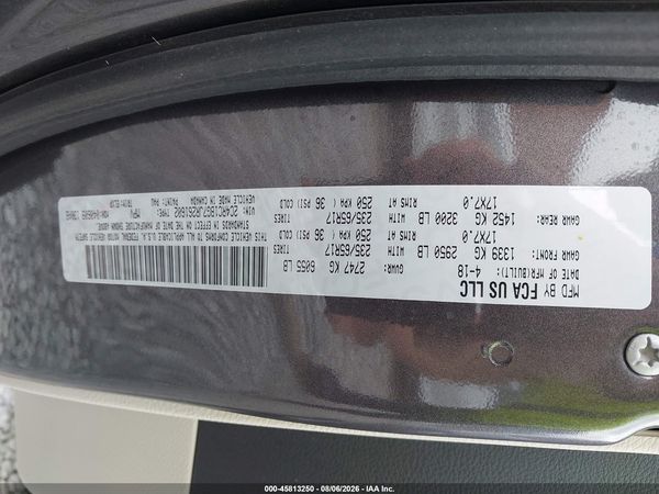 2018 CHRYSLER PACIFICA TOURING L