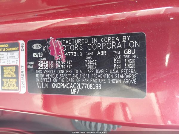 2020 KIA SPORTAGE LX