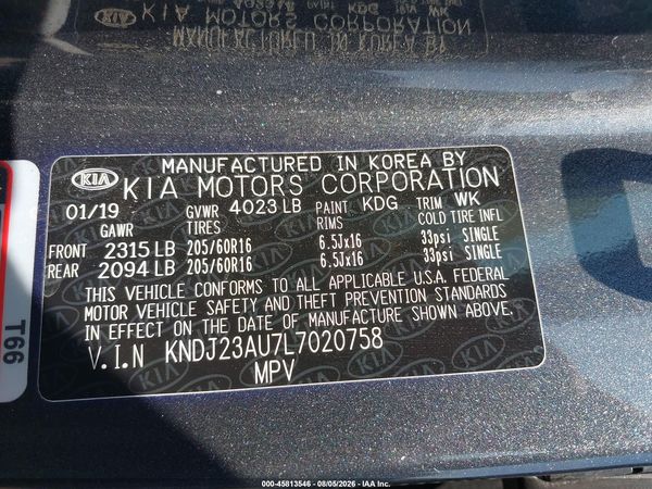 2020 KIA SOUL S