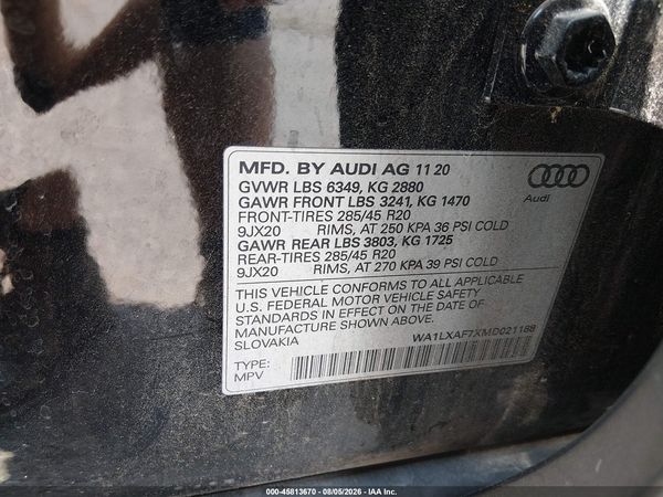 2021 AUDI Q7