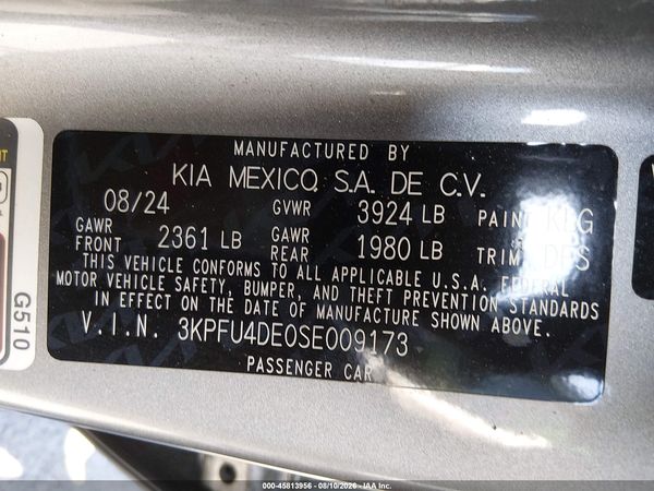2025 KIA K4 EX