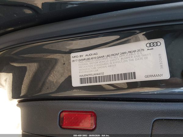 2018 AUDI A5 2.0T PREMIUM