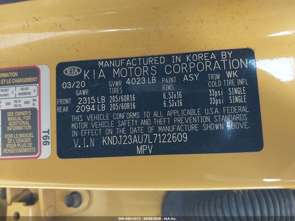2020 KIA SOUL S
