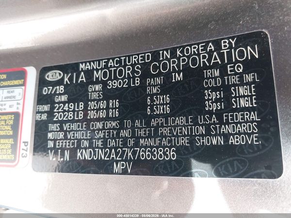 2019 KIA SOUL Base