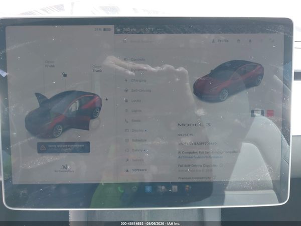 2023 TESLA MODEL 3 REAR-WHEEL DRIVE