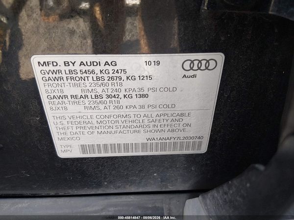2020 AUDI Q5 quattro Premium