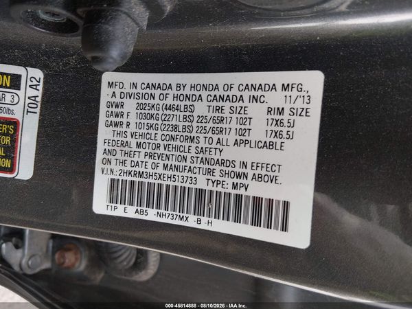 2014 HONDA CR-V EX