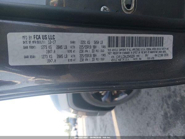2018 JEEP CHEROKEE LATITUDE FWD