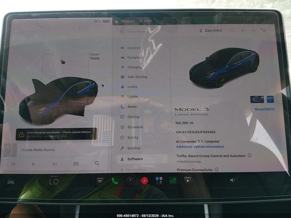 2018 TESLA MODEL 3 LONG RANGE/MID RANGE