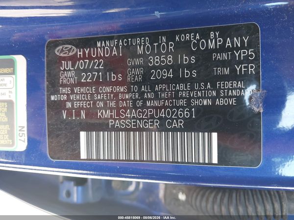 2023 HYUNDAI ELANTRA SEL