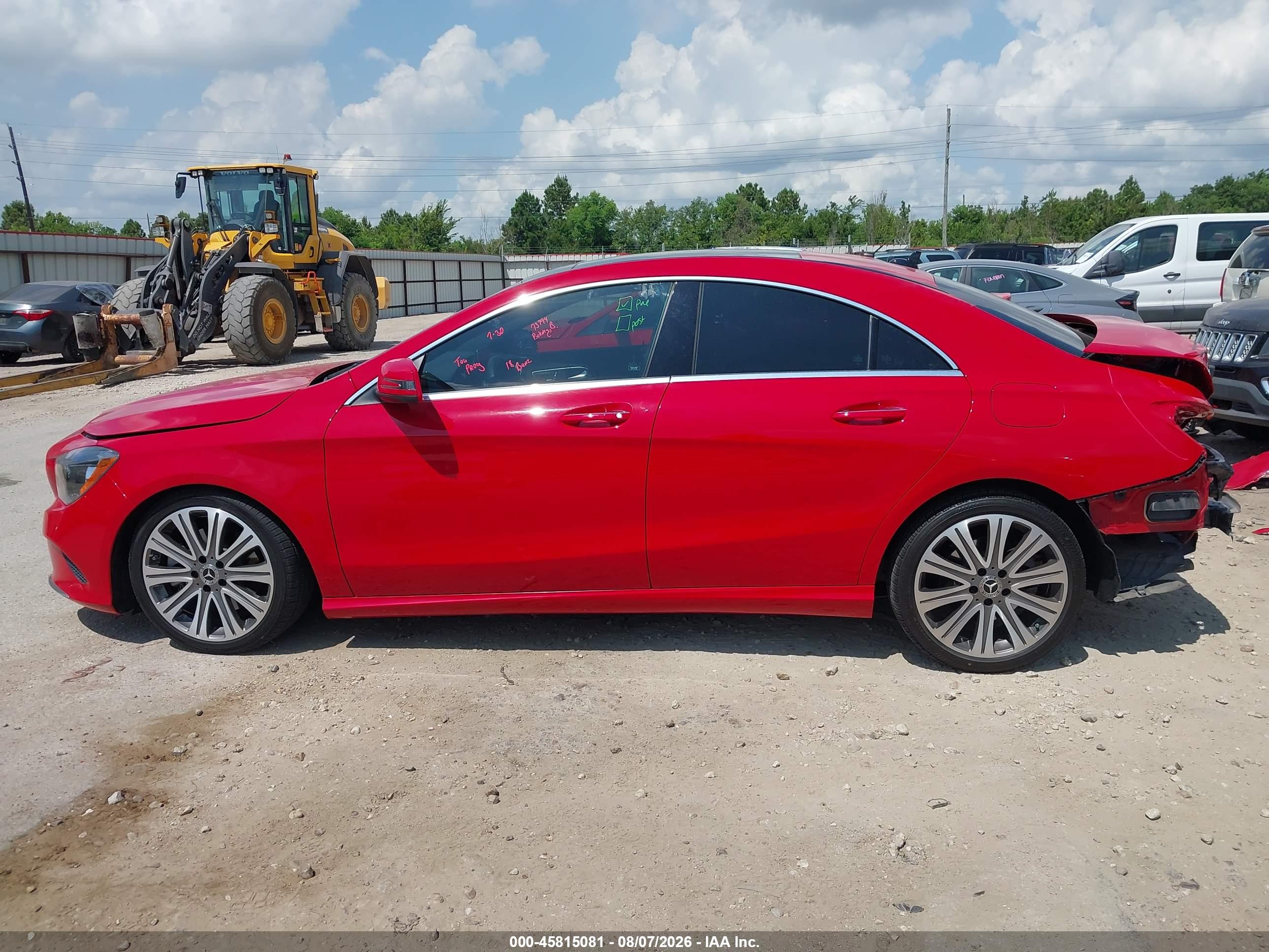 2018 MERCEDES-BENZ CLA 250 CLA250