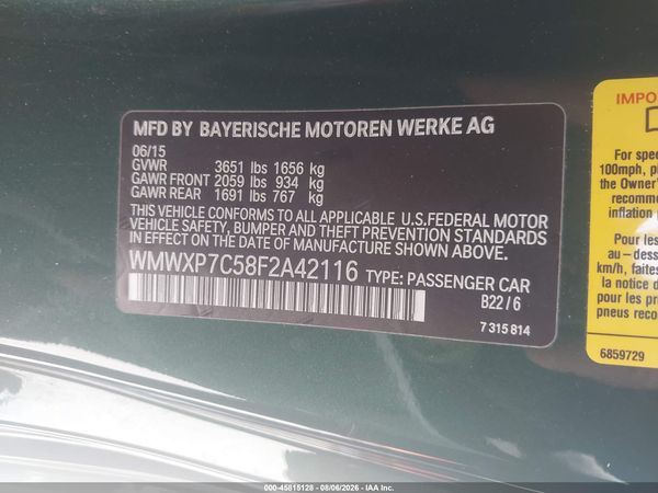 2015 MINI HARDTOP COOPER S