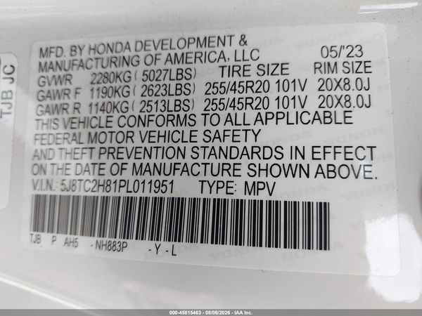 2023 ACURA RDX A-SPEC ADVANCE PACKAGE