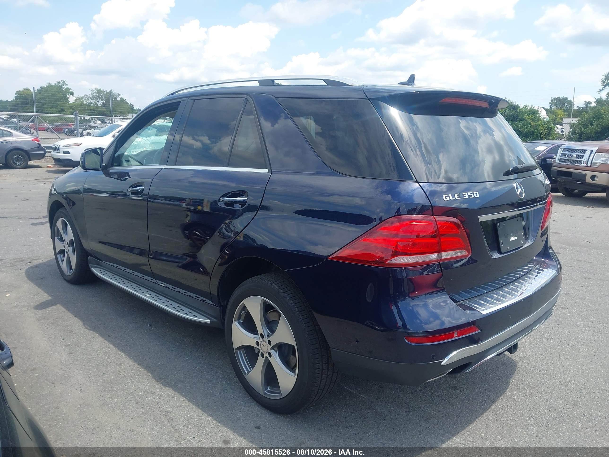 2016 MERCEDES-BENZ GLE 350 4MATIC