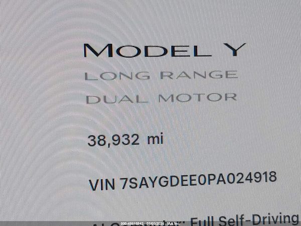 2023 TESLA MODEL Y