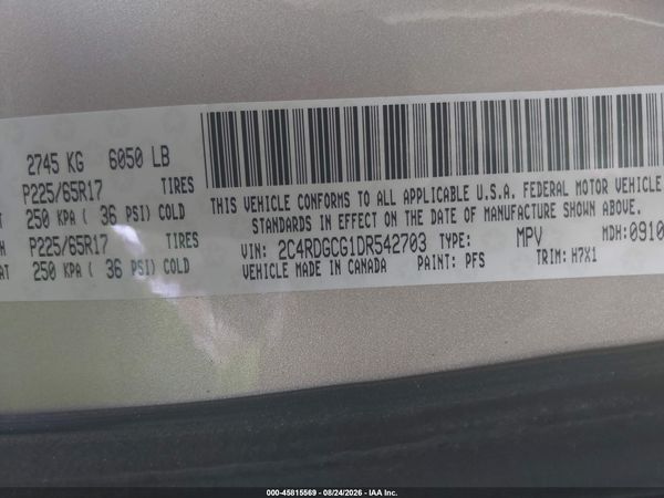 2013 DODGE GRAND CARAVAN SXT
