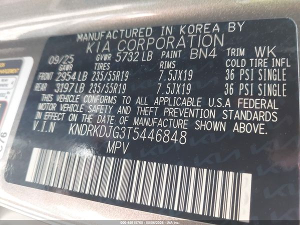 2026 KIA SORENTO HYBRID X-LINE SX PRESTIGE